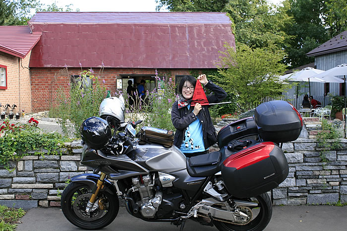 大好きなバイクとお気に入りの場所